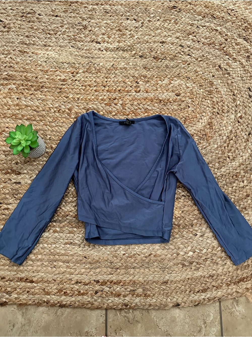WRAP CROP LONG SLEEVE